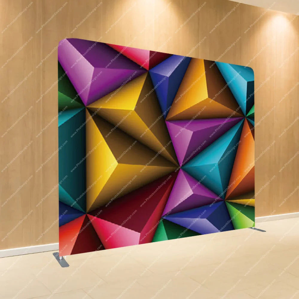Geometric Color Burst - Pillow Cover Backdrop Backdrops