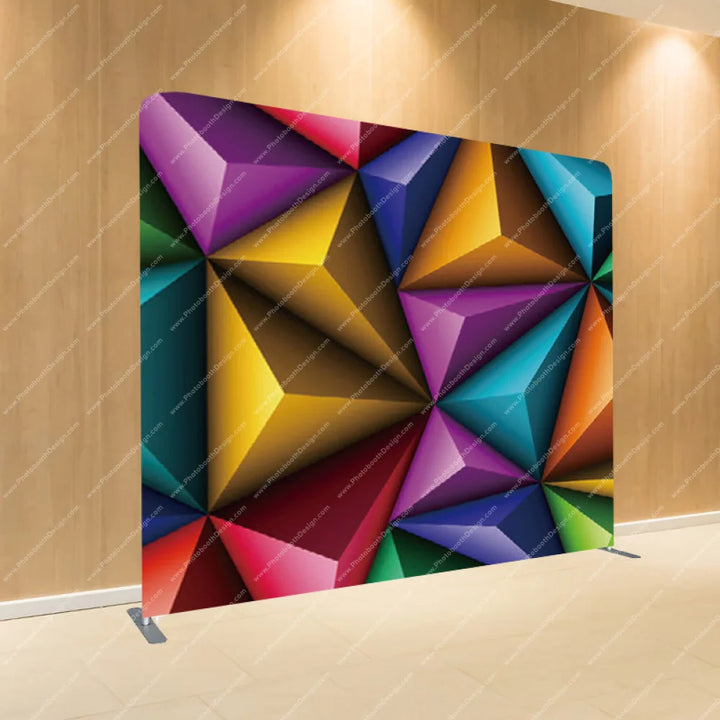 Geometric Color Burst - Pillow Cover Backdrop Backdrops