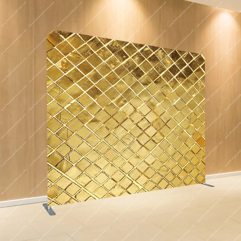 Gilded Diamond Tiles – Pillow Cover Backdrop