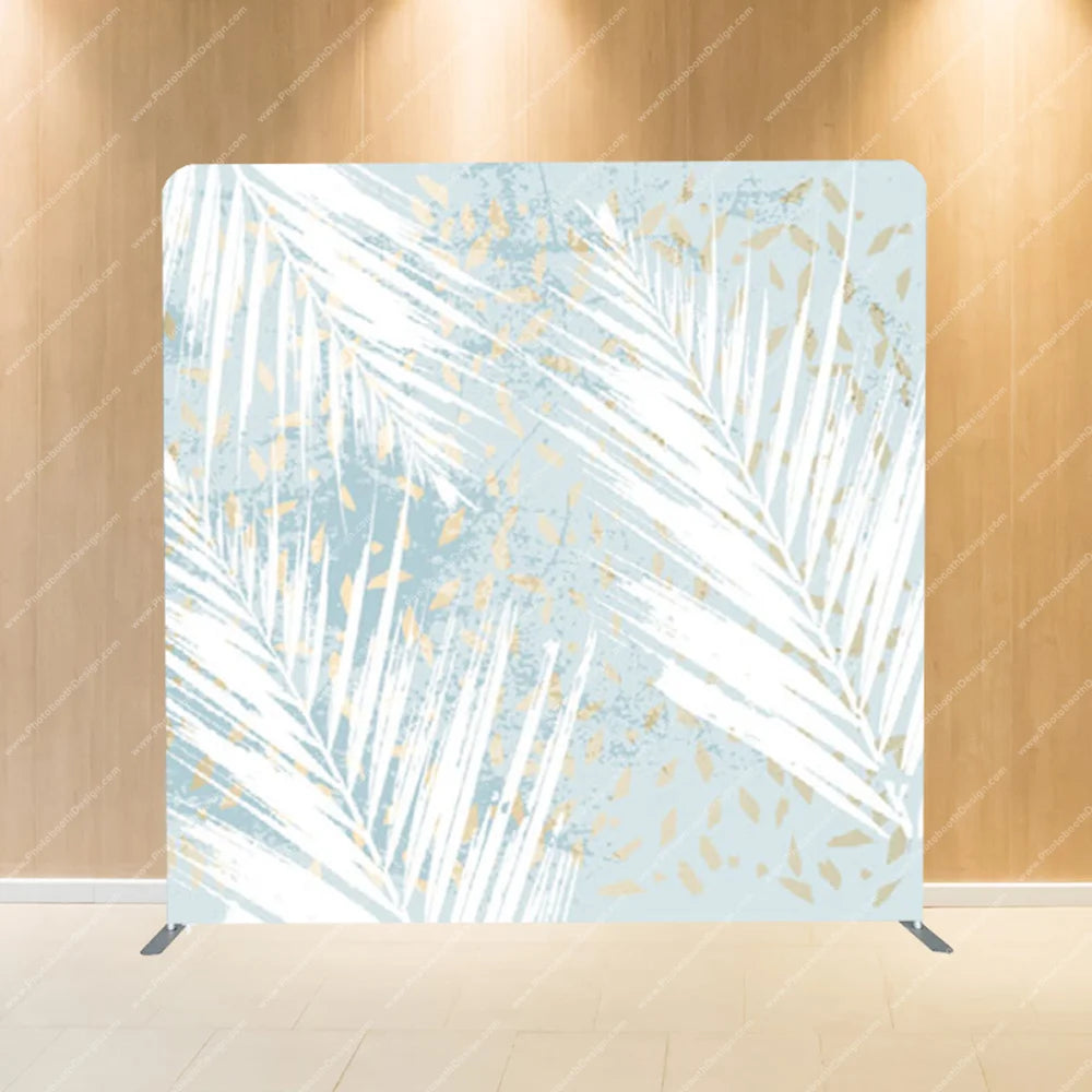 Gilded Palm Leaves – Pillow Cover Backdrop