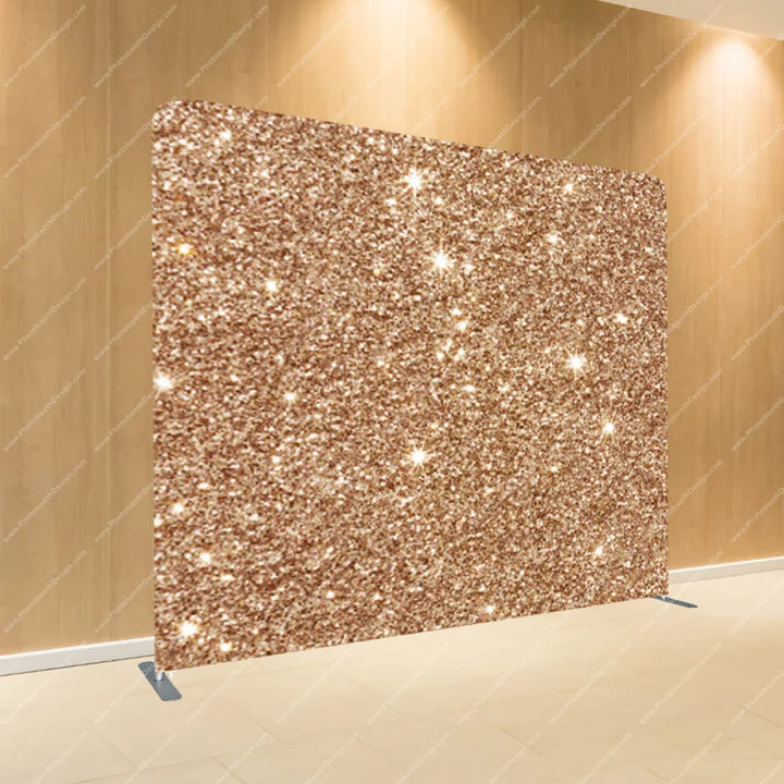 Glimmering Gold Dust - Pillow Cover Backdrop