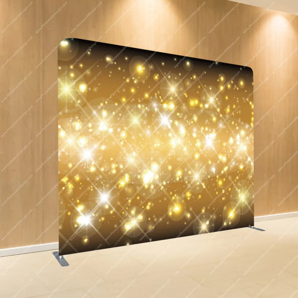 Glittering Gold Dust - Pillow Cover Backdrop Backdrops