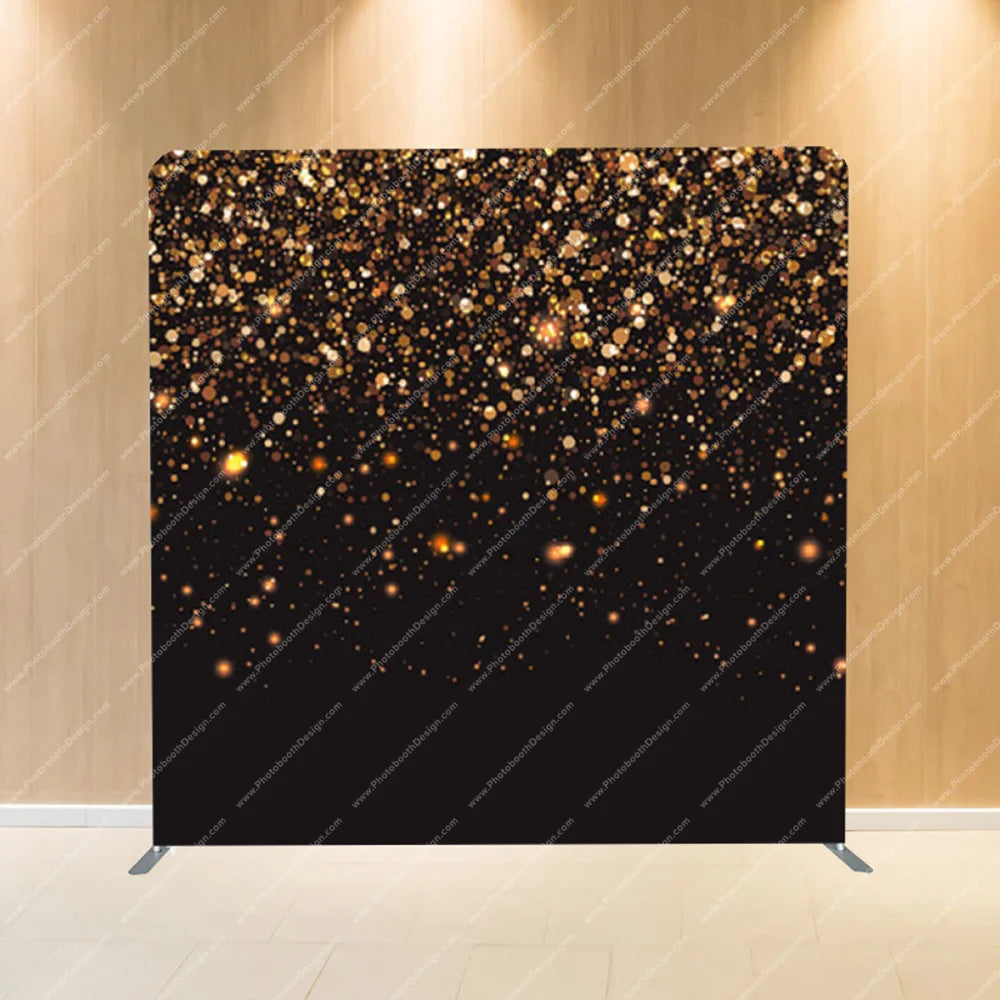 Gold Glitter Top Fade – Pillow Cover Backdrop