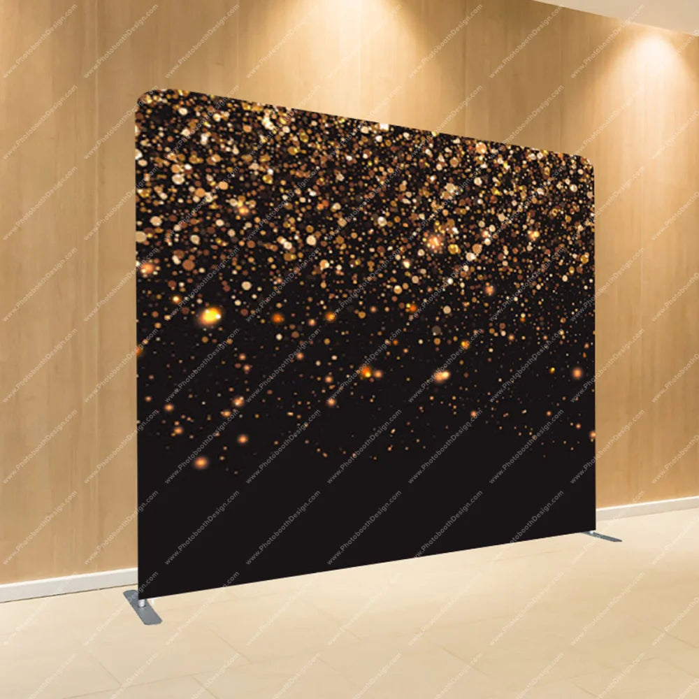 Gold Glitter Top Fade – Pillow Cover Backdrop