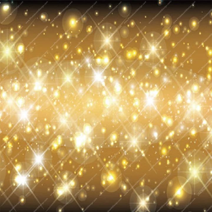 Golden Glow Bokeh – Pillow Cover Backdrop