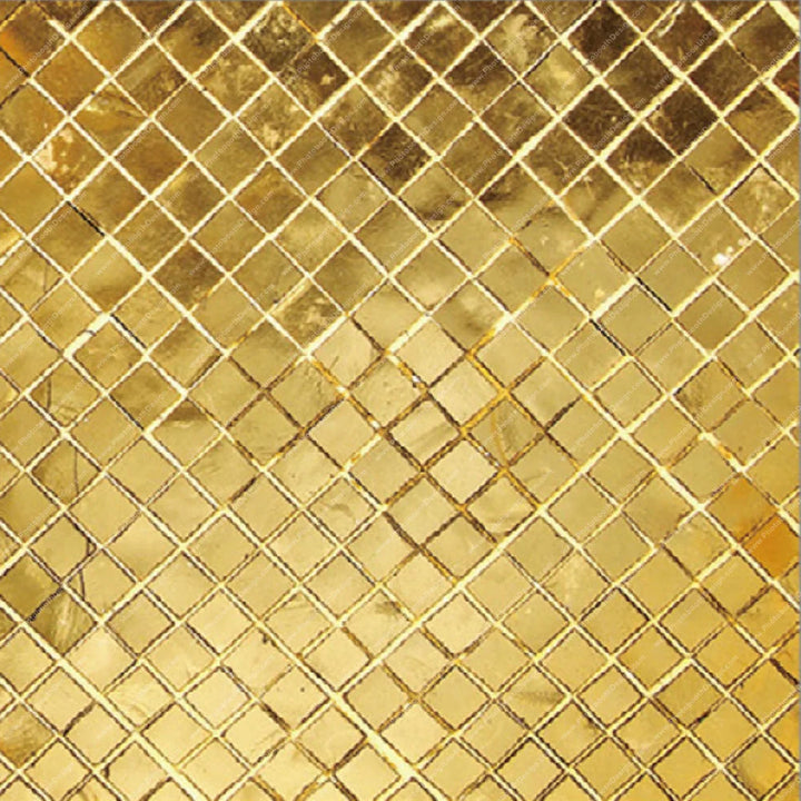 Golden Grid Glamour - Pillow Cover Backdrop Backdrops