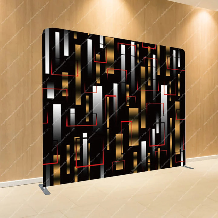 Golden Light Columns – Pillow Cover Backdrop