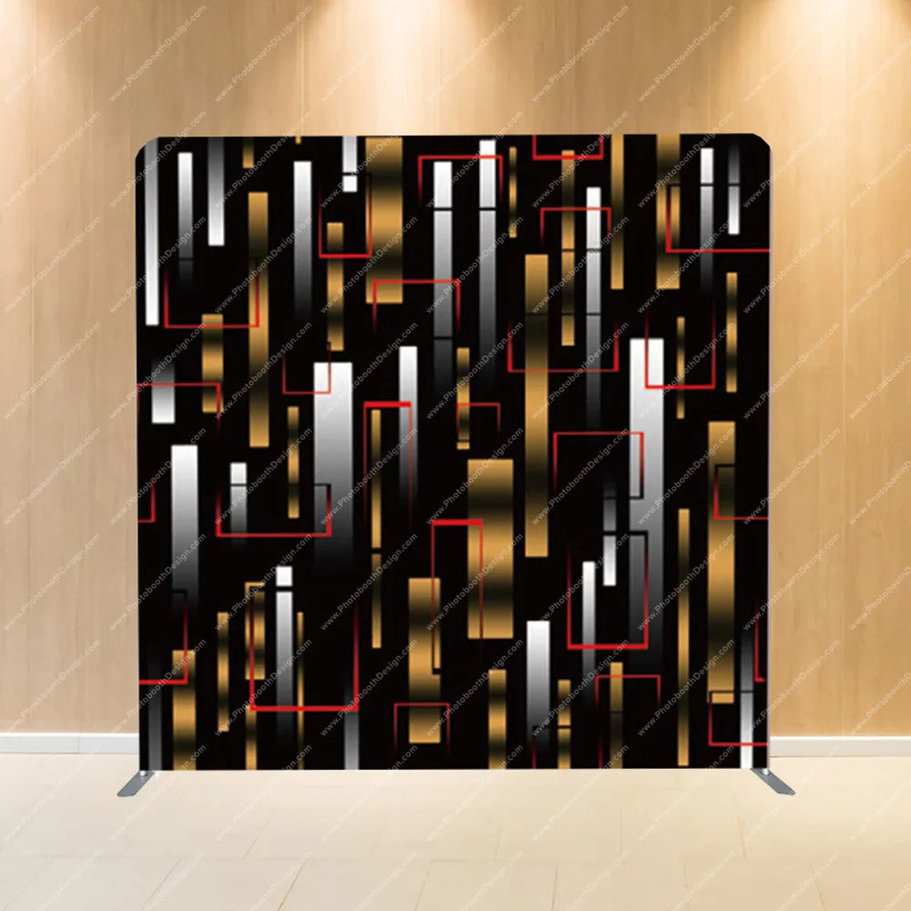 Golden Light Columns – Pillow Cover Backdrop