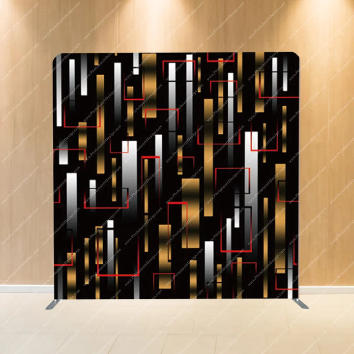 Golden Light Columns – Pillow Cover Backdrop