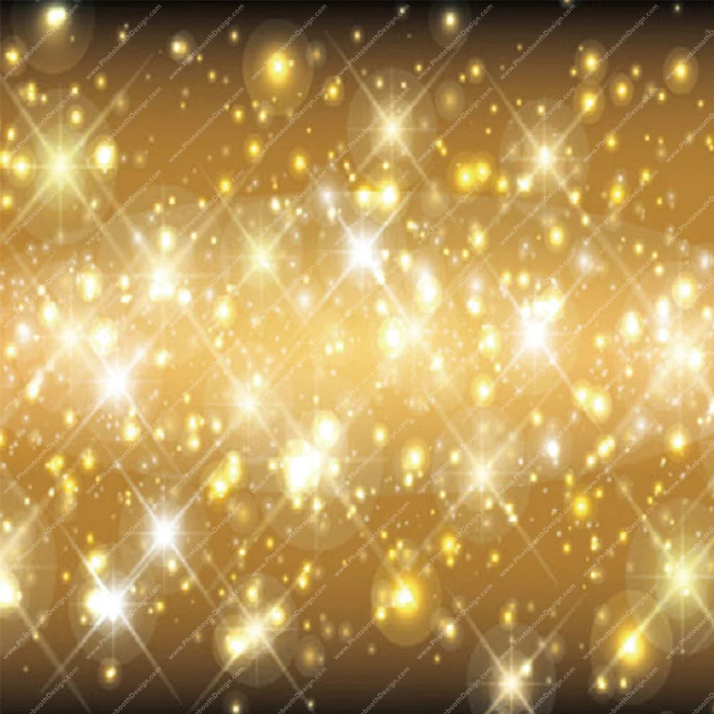 Golden Stardust Bokeh – Pillow Cover Backdrop