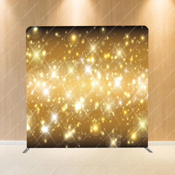 Golden Stardust Bokeh – Pillow Cover Backdrop