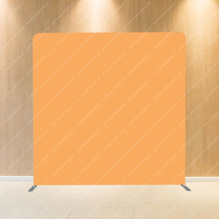 Grapefruit Orange - Pillow Cover Backdrop Backdrops