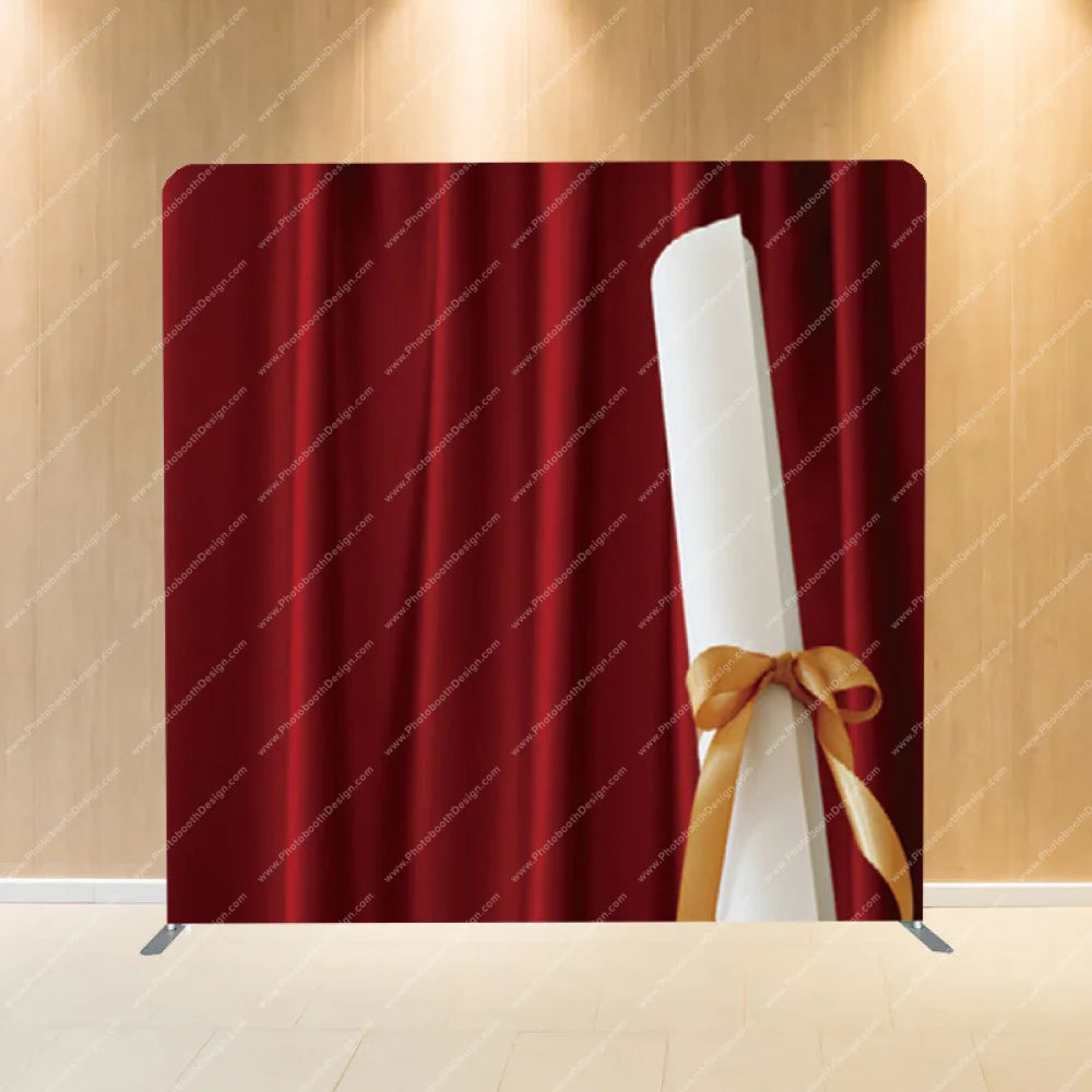 Graudation Elegant Curtain Call - Pillow Cover Backdrop Backdrops
