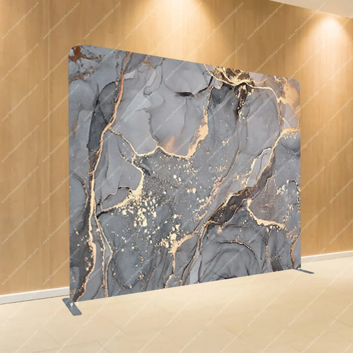 Gray Marble with Gold Veins – Pillow Cover Backdrop
