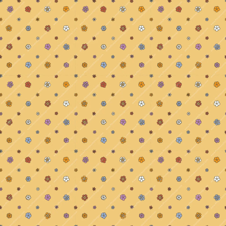 Groovy Pattern Flowers - Pillow Cover Backdrop Backdrops