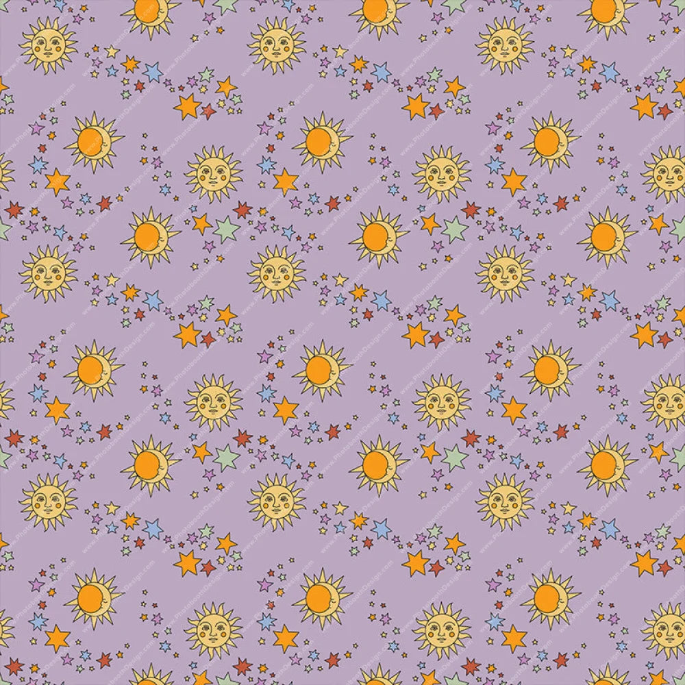 Groovy Pattern Sky - Pillow Cover Backdrop Backdrops