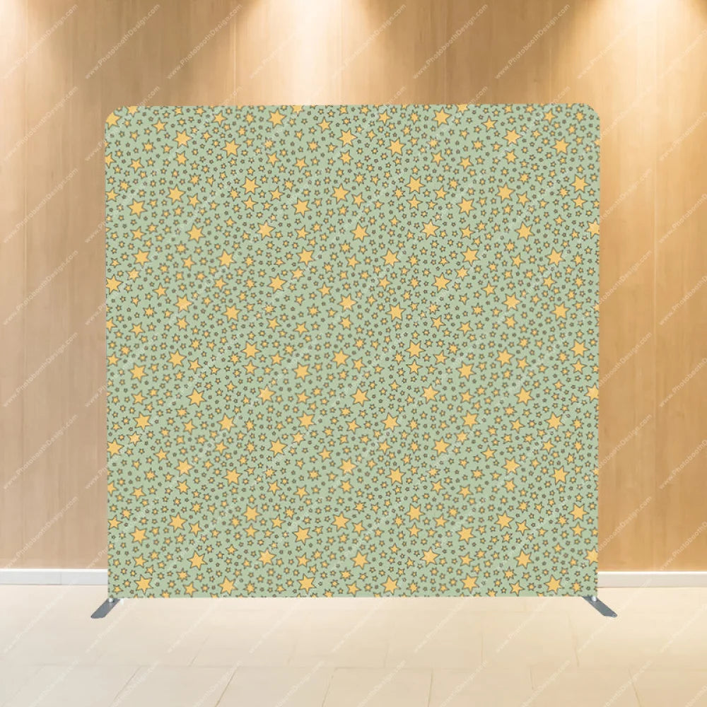 Groovy Pattern Stars - Pillow Cover Backdrop Backdrops