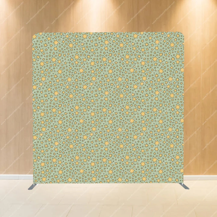 Groovy Pattern Stars - Pillow Cover Backdrop Backdrops