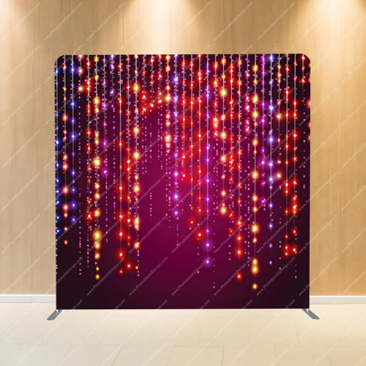 Hanging Lights Curtain – Pillow Cover Backdrop