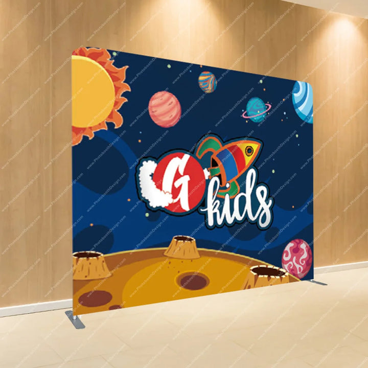 Kids Space Adventure – Pillow Cover Backdrop