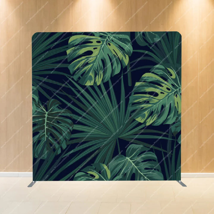 Lush Jungle Leaves - Pillow Cover Backdrop Backdrops