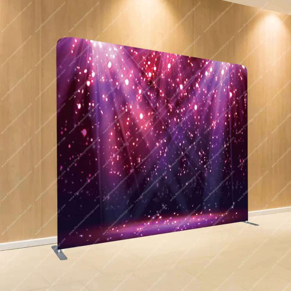 Magenta Stage Lights – Pillow Cover Backdrop