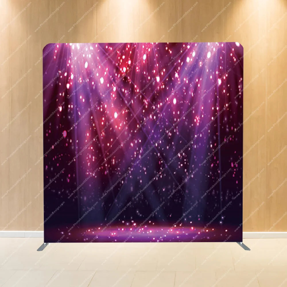 Magenta Stage Lights – Pillow Cover Backdrop