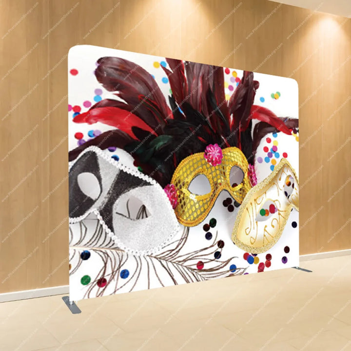 Masquerade Feathers – Pillow Cover Backdrop