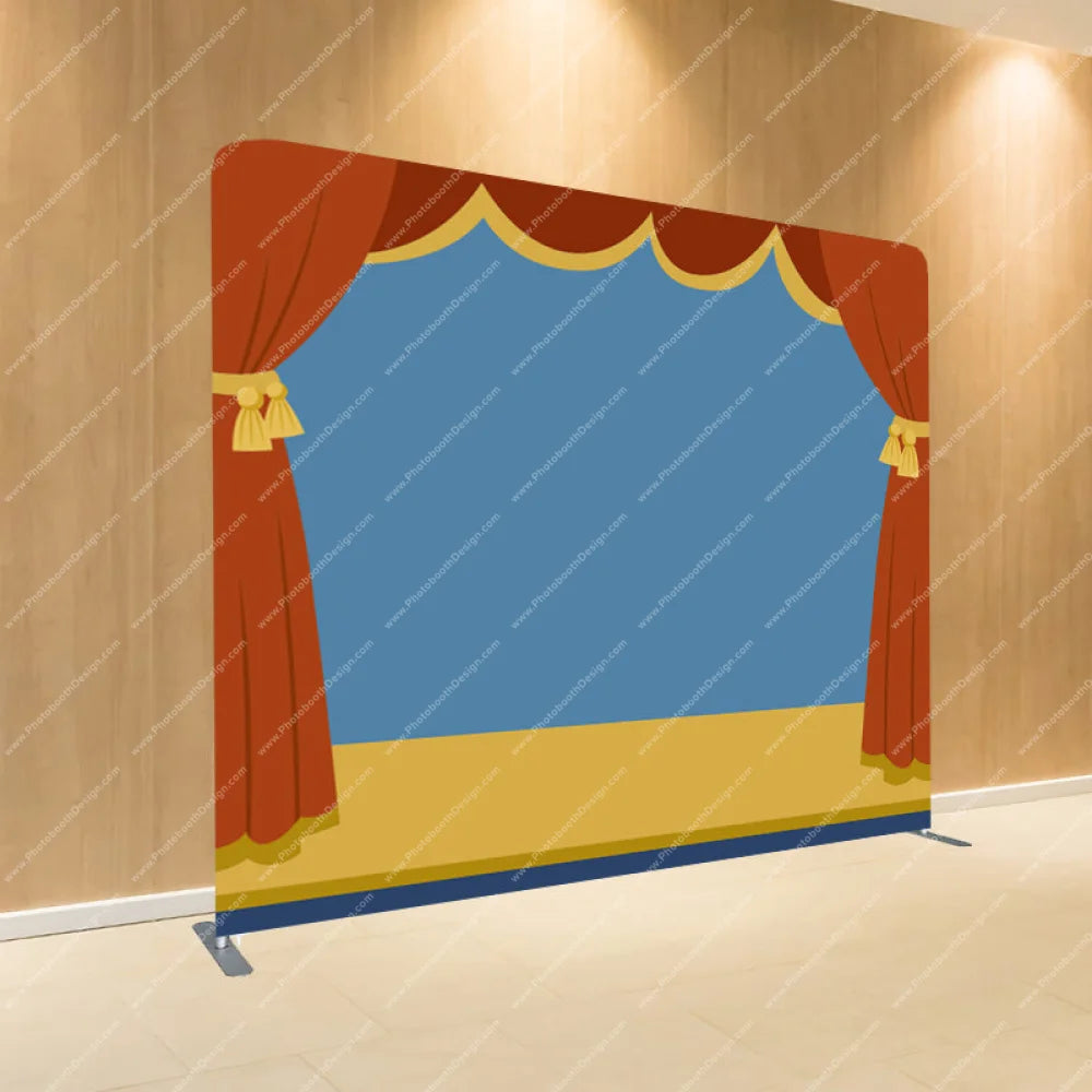 Mickey Curtain Call - Pillow Cover Backdrop Backdrops