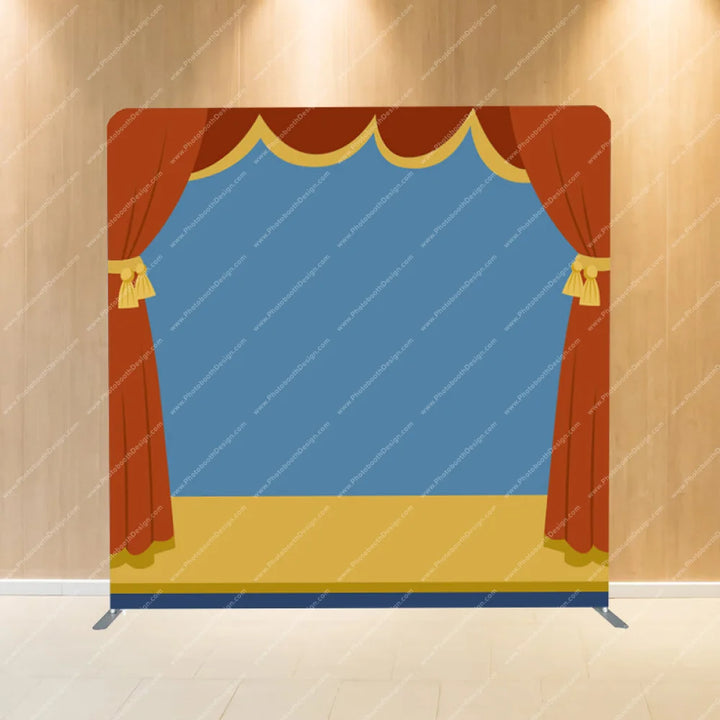 Mickey Curtain Call - Pillow Cover Backdrop Backdrops