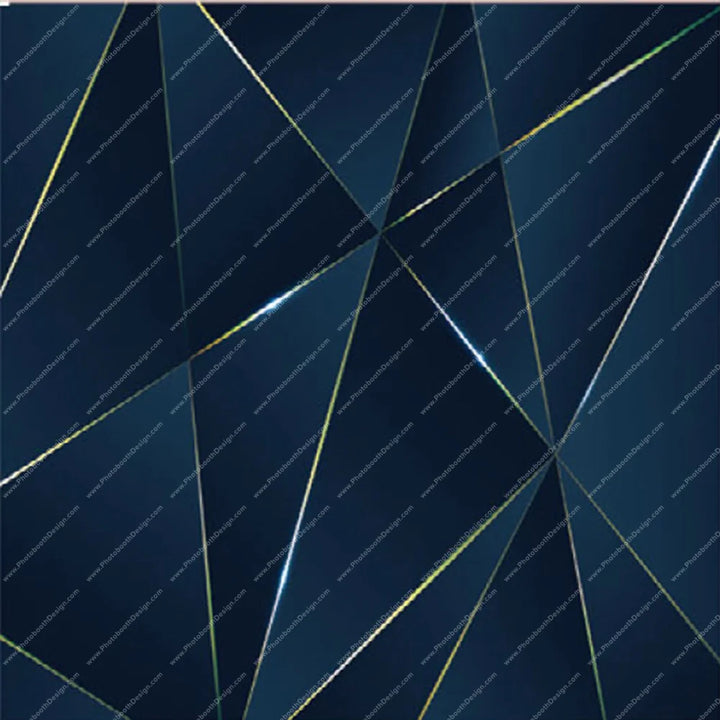 Midnight Gold Linework – Pillow Cover Backdrop