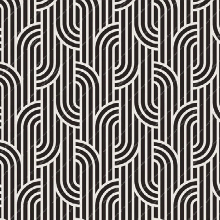 Monochrome Maze - Pillow Cover Backdrop