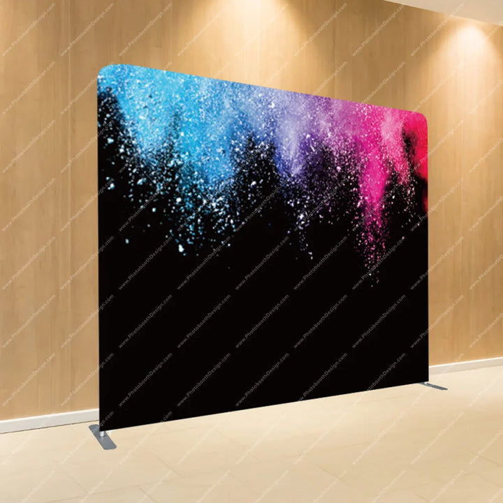 Neon Powder Burst – Pillow Cover Backdrop