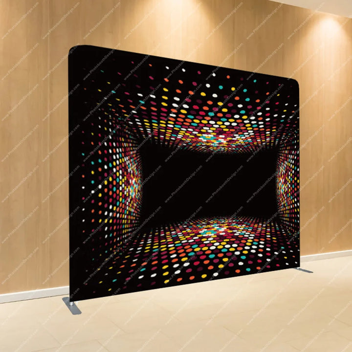 Neon Tunnel Lights – Pillow Cover Backdrop