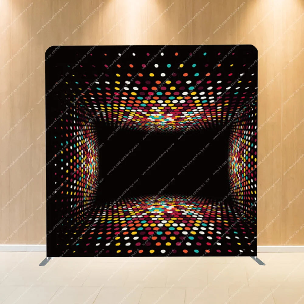 Neon Tunnel Lights – Pillow Cover Backdrop