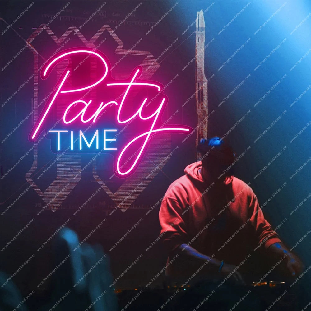 Party Time Led Neon Sign Signs