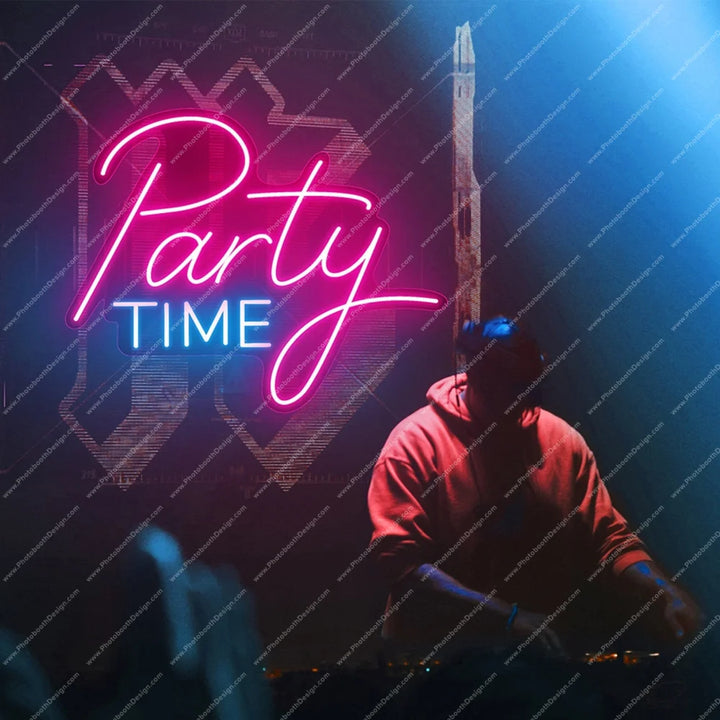 Party Time Led Neon Sign Signs