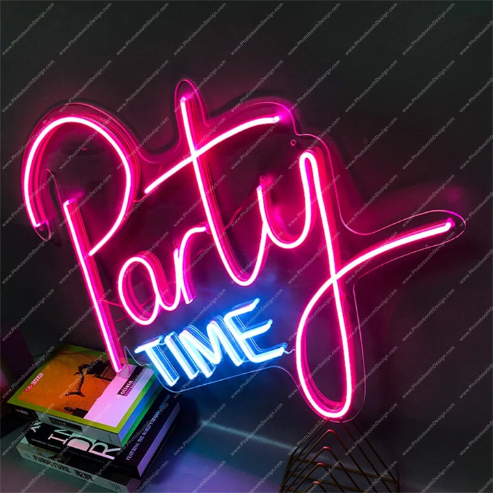 Party Time Led Neon Sign Signs