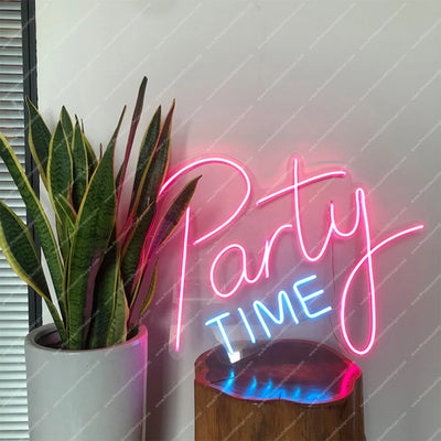 Party Time Led Neon Sign Signs