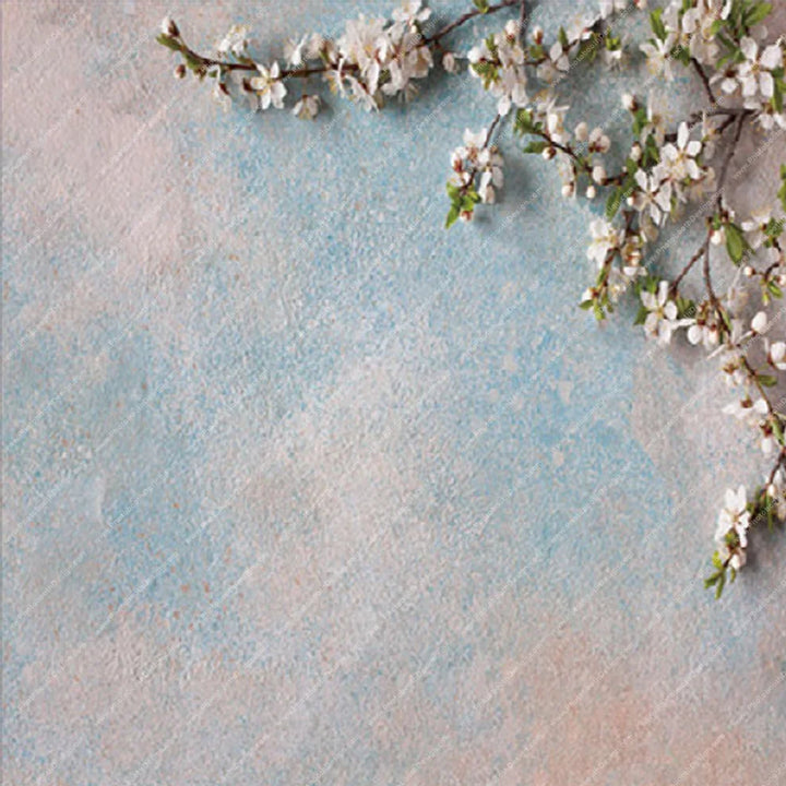 Pastel Patina with Florals – Pillow Cover Backdrop