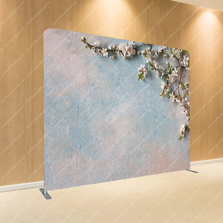 Pastel Patina with Florals – Pillow Cover Backdrop