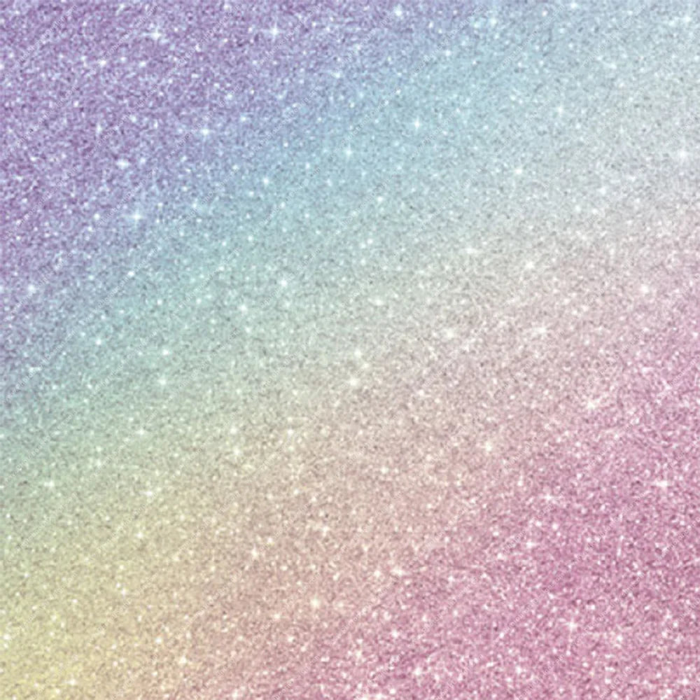 Pastel Rainbow Glitter – Pillow Cover Backdrop