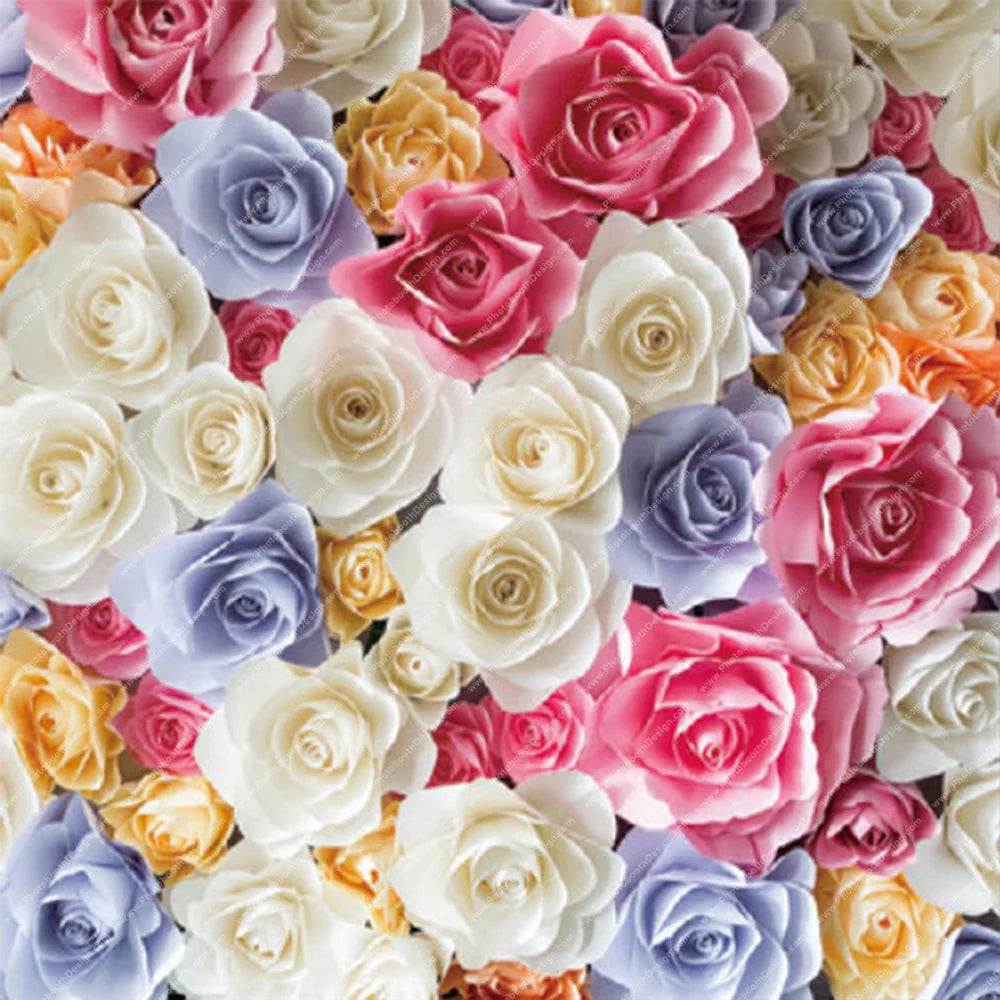 Pastel Rose Wall – Pillow Cover Backdrop