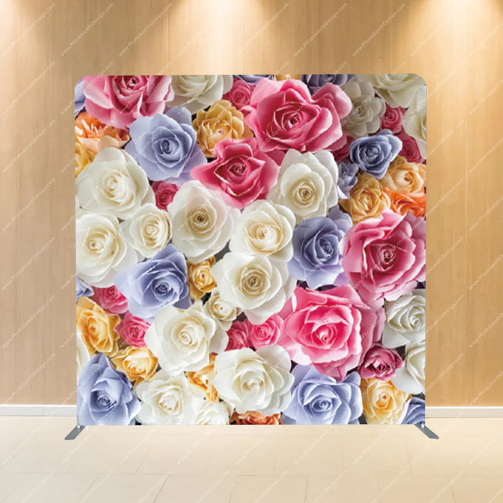 Pastel Rose Wall – Pillow Cover Backdrop