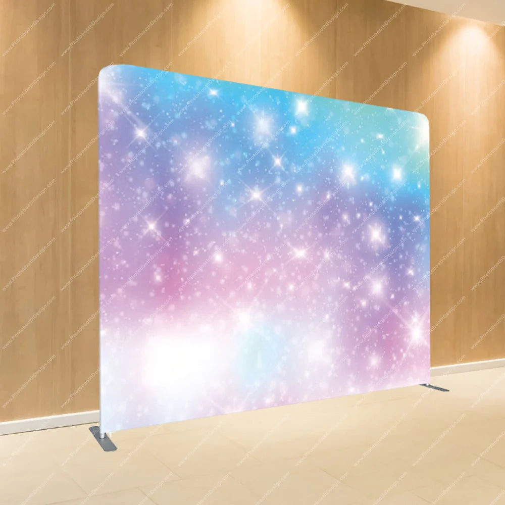 Pastel Stardust Glow – Pillow Cover Backdrop