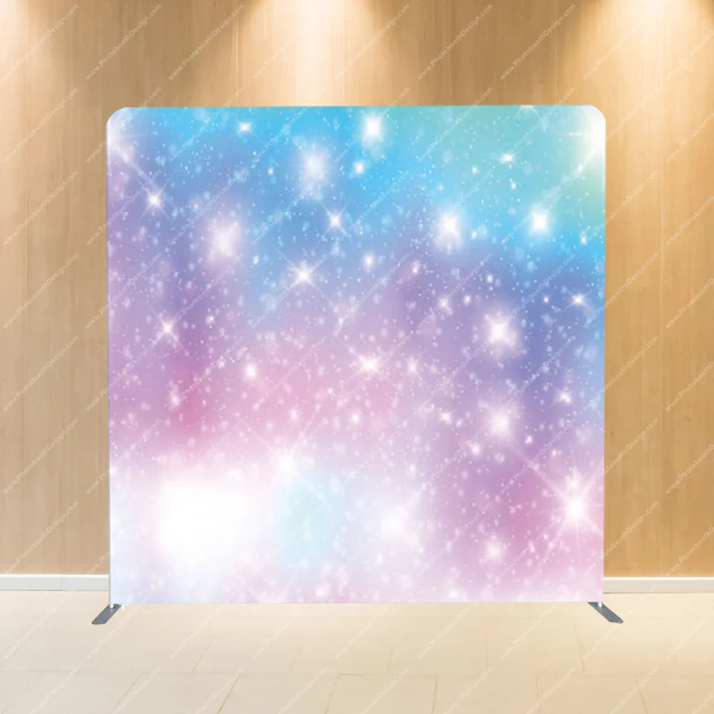 Pastel Stardust Glow – Pillow Cover Backdrop