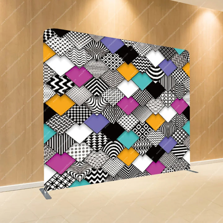 Patchwork Geometric – Pillow Cover Backdrop