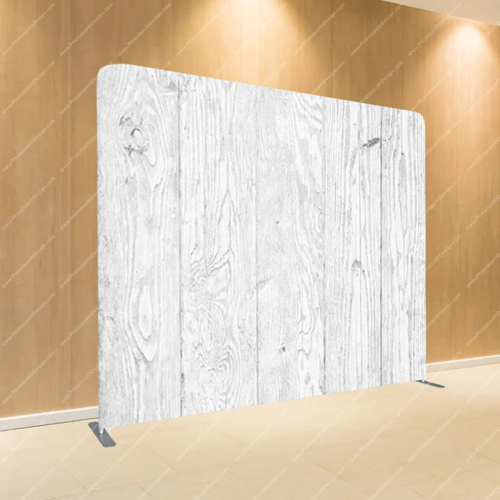 Pristine White Wood - Pillow Cover Backdrop Backdrops