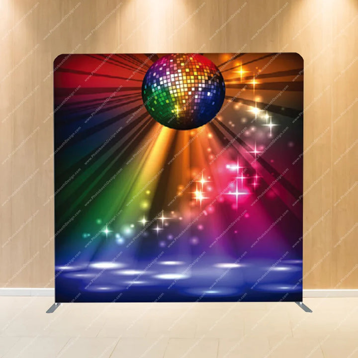 Rainbow Disco Lights – Pillow Cover Backdrop