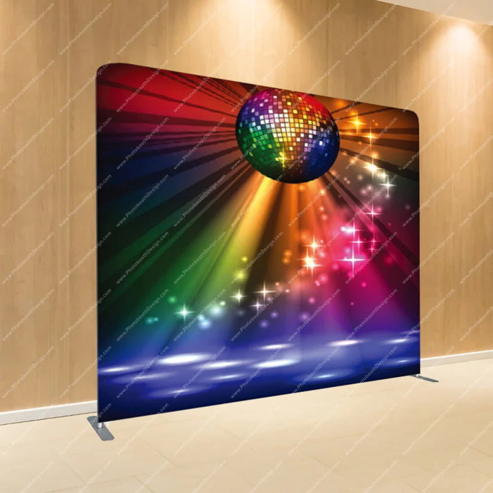 Rainbow Disco Lights – Pillow Cover Backdrop